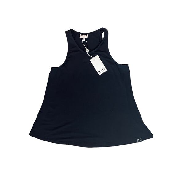 NWT Black Athleticwear Gym Set Women's size Large Tank Top and Shorts - Picture 2 of 11